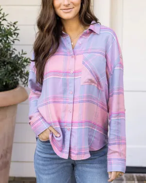 Grace & Lace Soft Brushed Spring Plaid - Pink Plaid