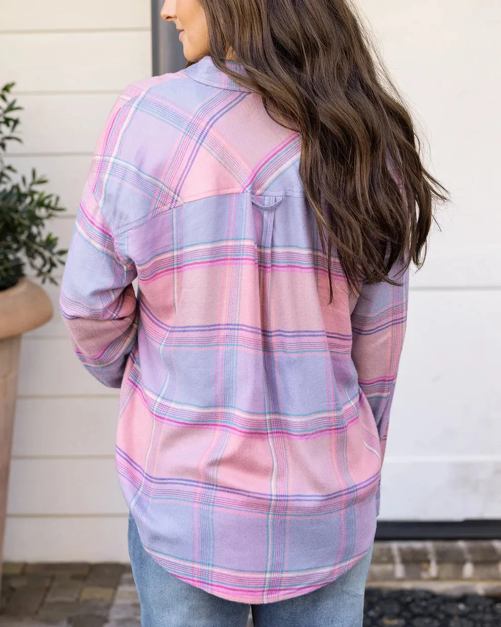 Grace & Lace Soft Brushed Spring Plaid - Pink Plaid