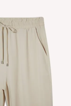 Harem Belmando Fabric Pants Normal Waist Basic Straight Leg with Pockets