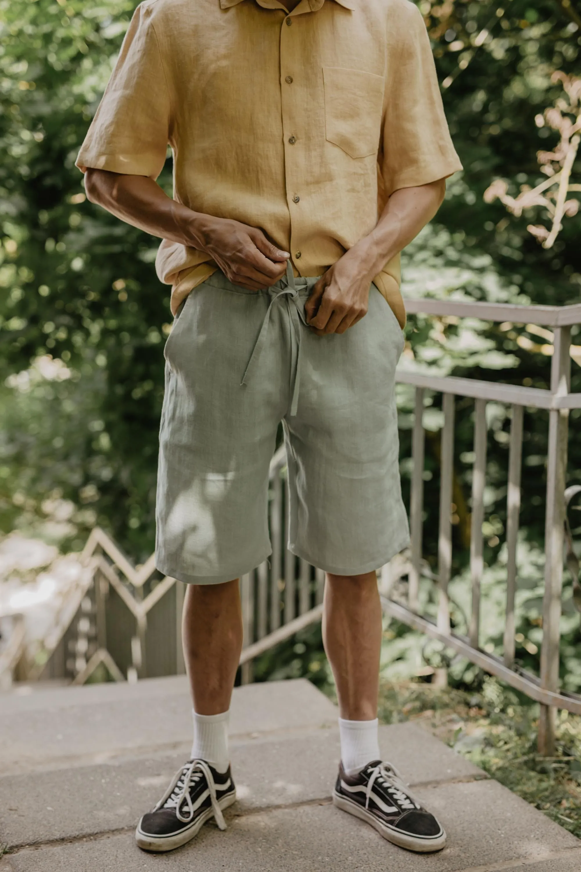 Hermes Men's Classic Linen Shorts | Multiple Colours