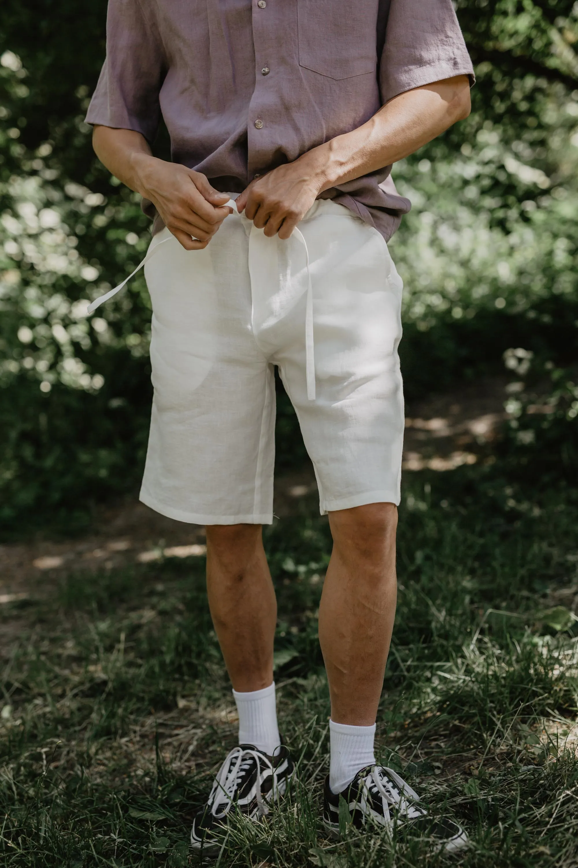 Hermes Men's Classic Linen Shorts | Multiple Colours