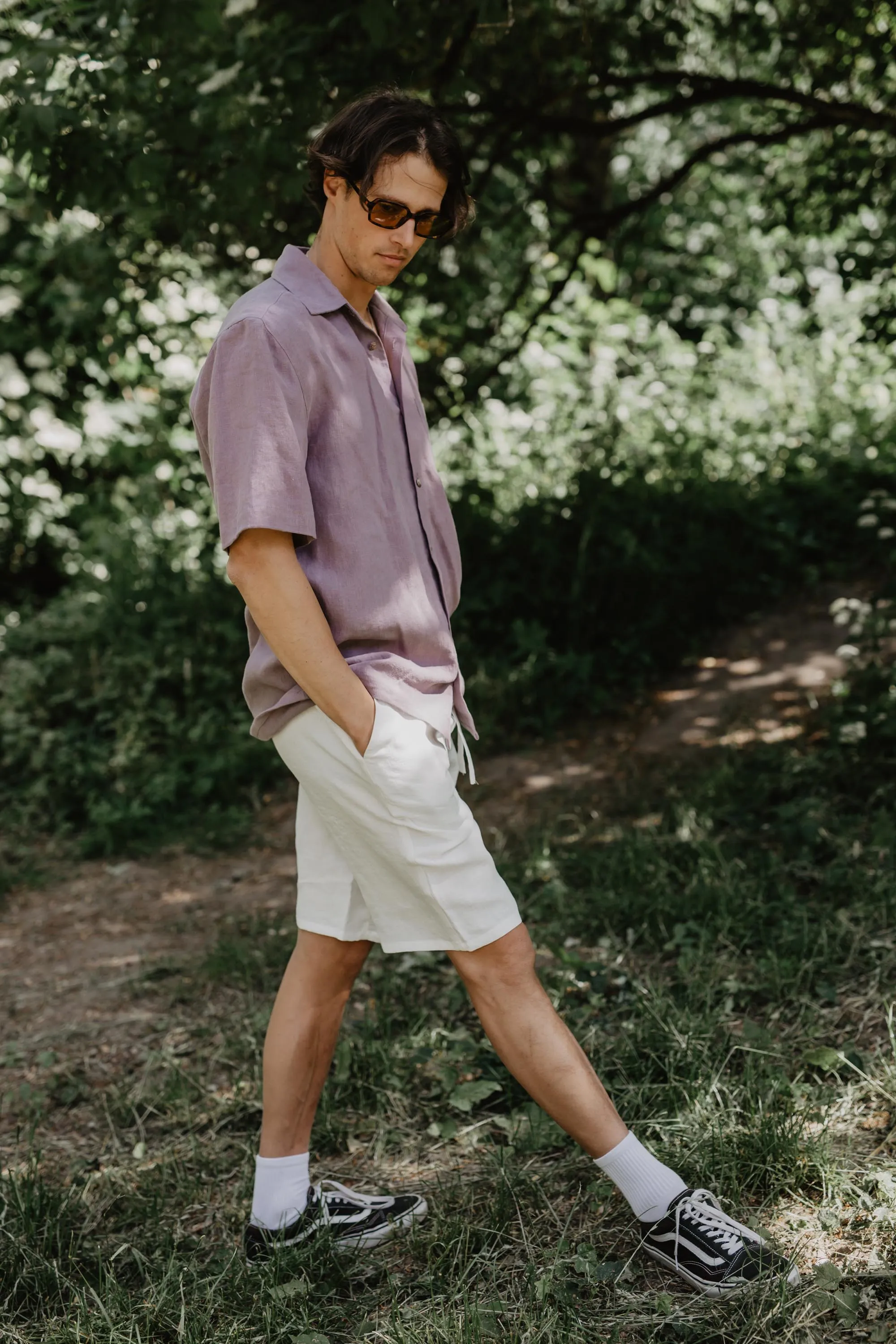 Hermes Men's Classic Linen Shorts | Multiple Colours