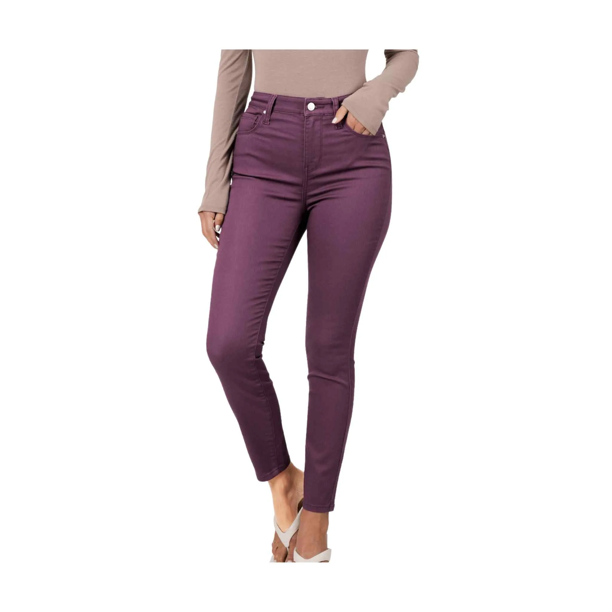High Rise Skinny Denim Pants