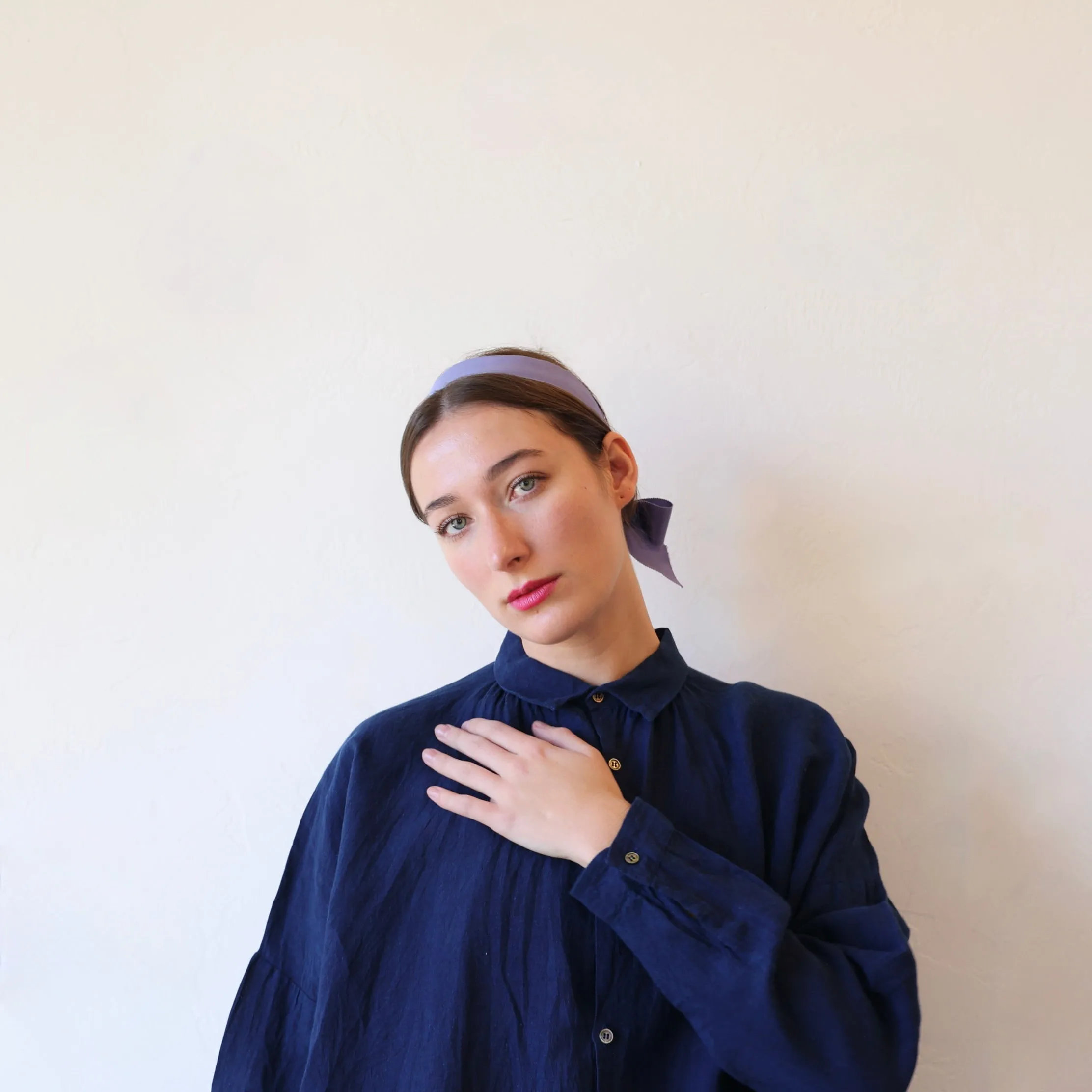 Ichi Antiquités Linen Shirt - Dark Indigo