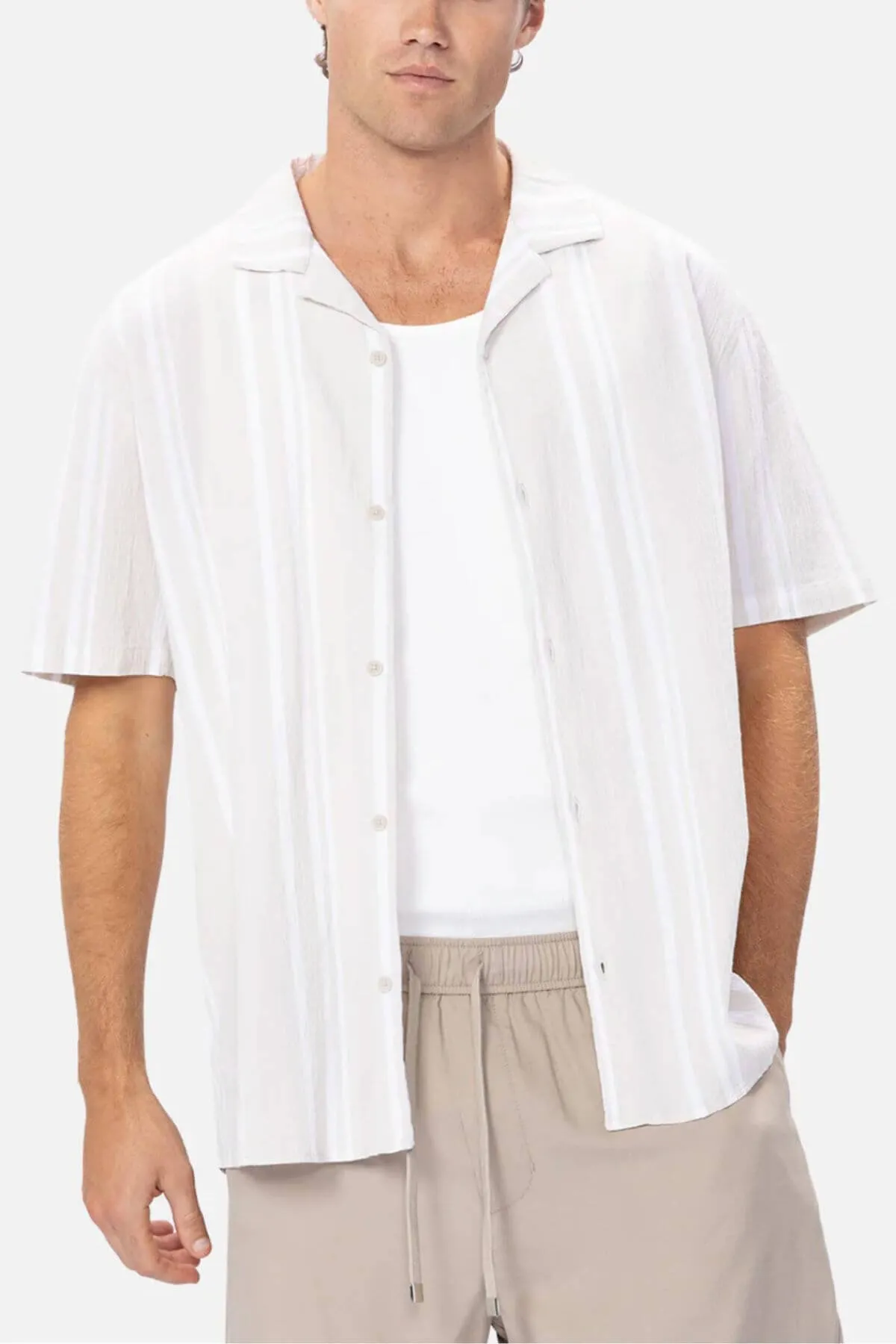 Industrie The Striped Magna Short Sleeve Shirt