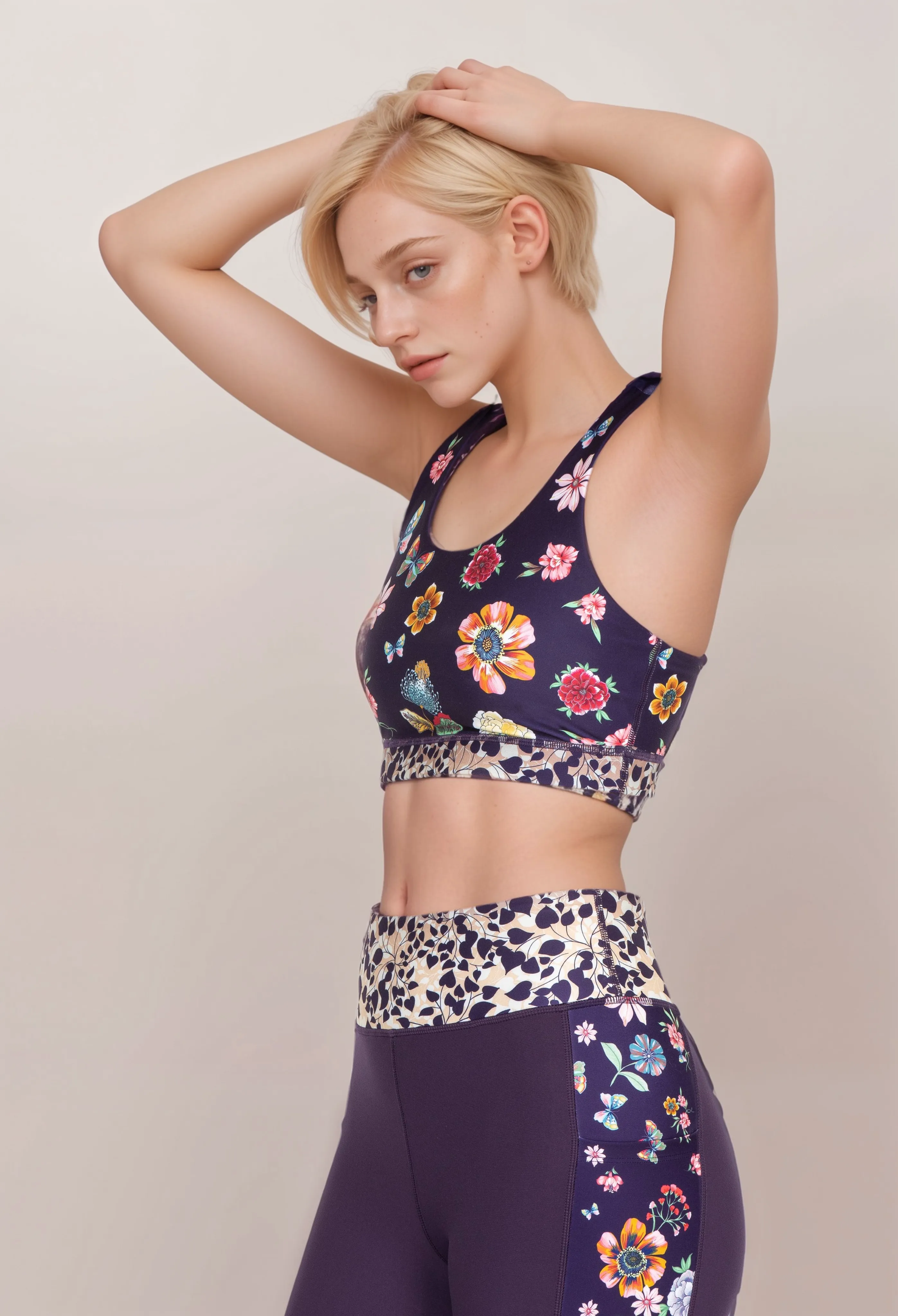 Johnny Was Joy Vanda Bee Active Sports Bra A2022AO Boho Chic