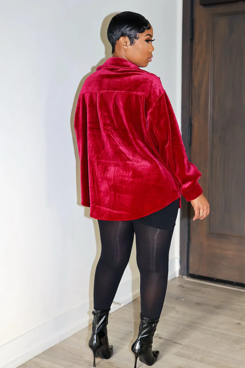JoJo Top/Jacket (Raspberry)