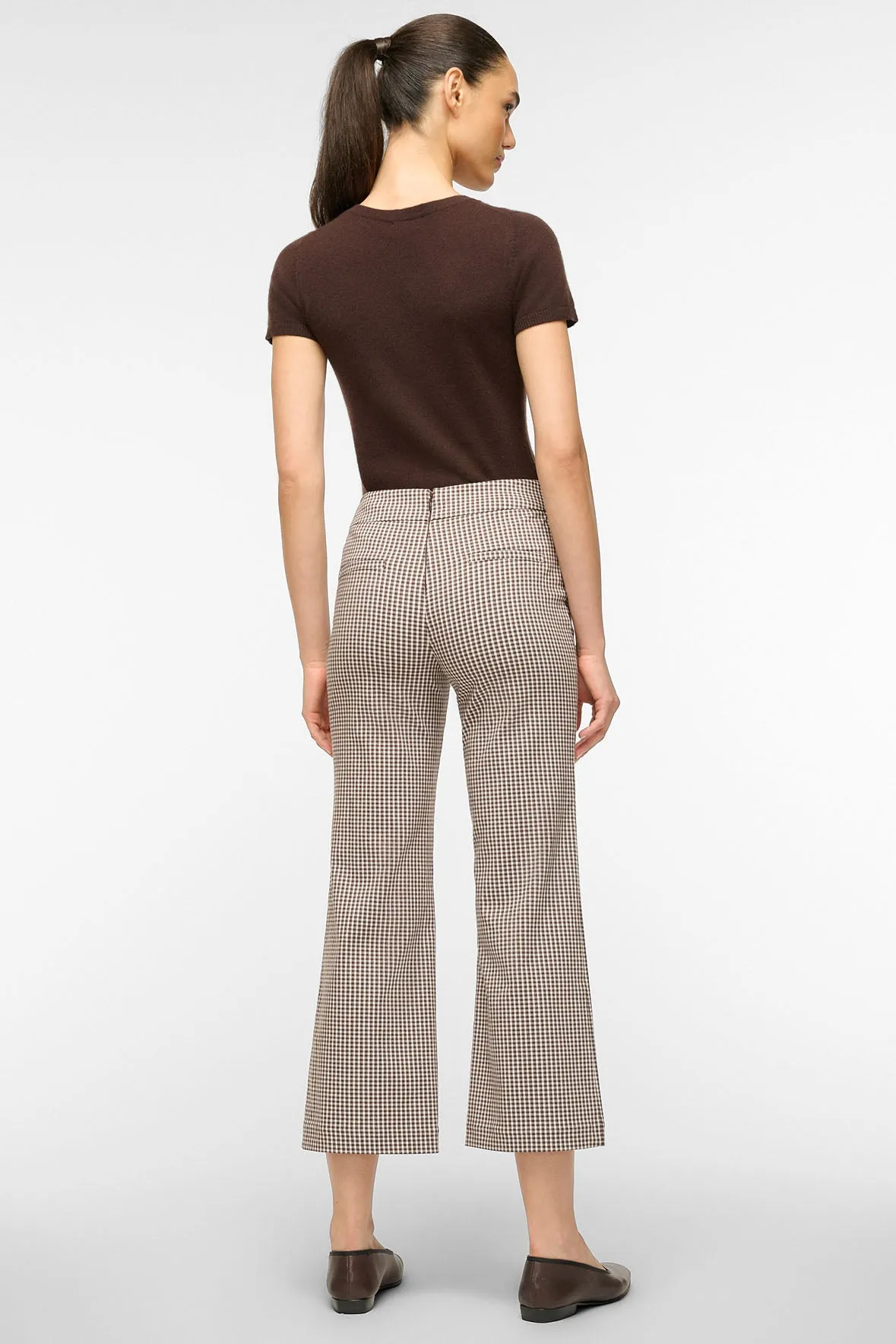 Knack Pant Chocolate Micro Check