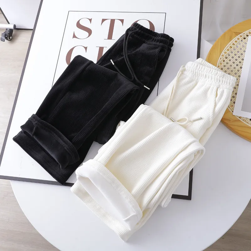 Kylee™ | High Waist Drape Premium Corduroy Pants