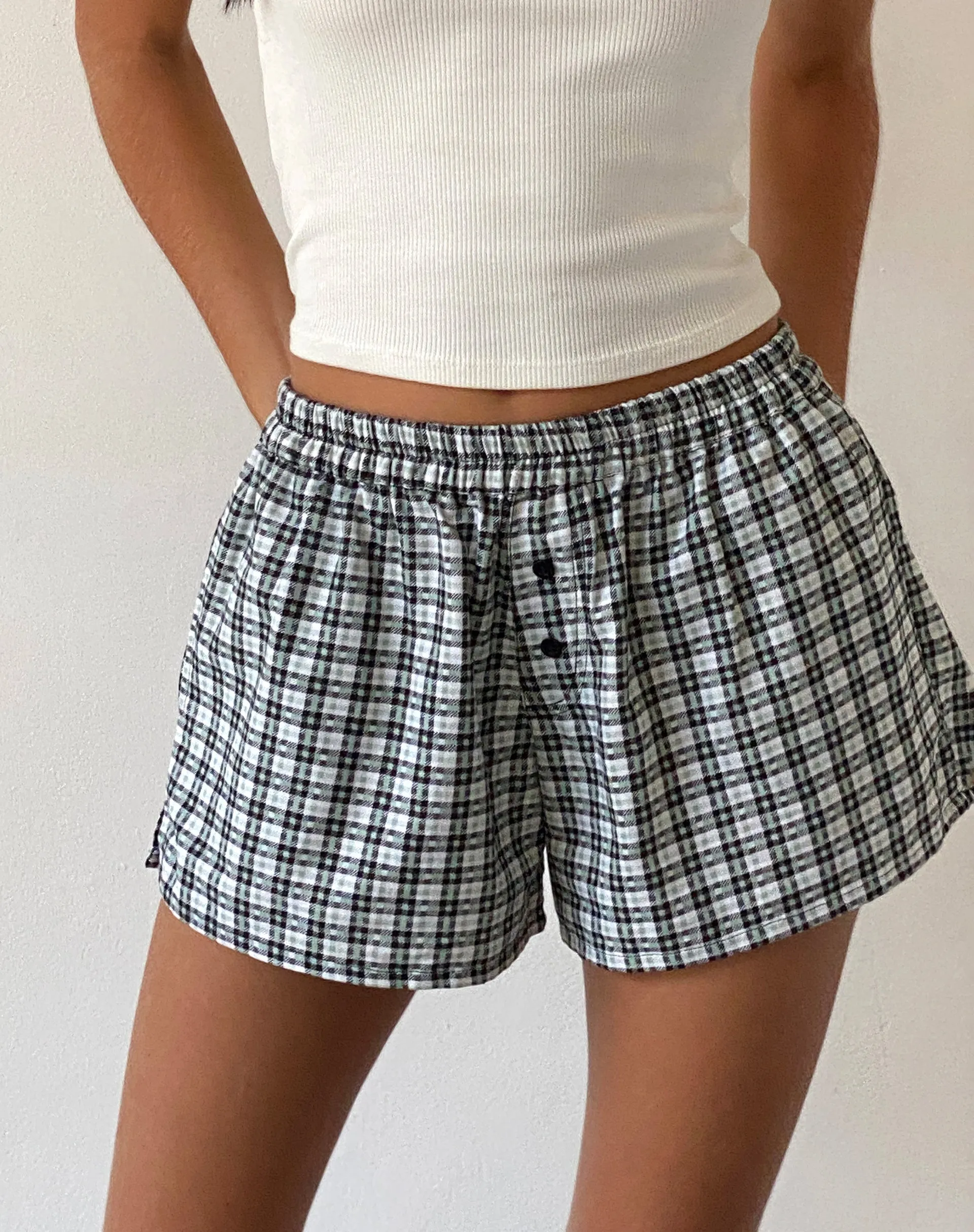 LABOXE SHORT BRANDY CHECK FOAM