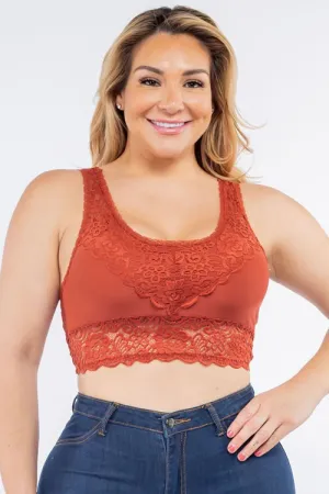 Lace Bralette Plus