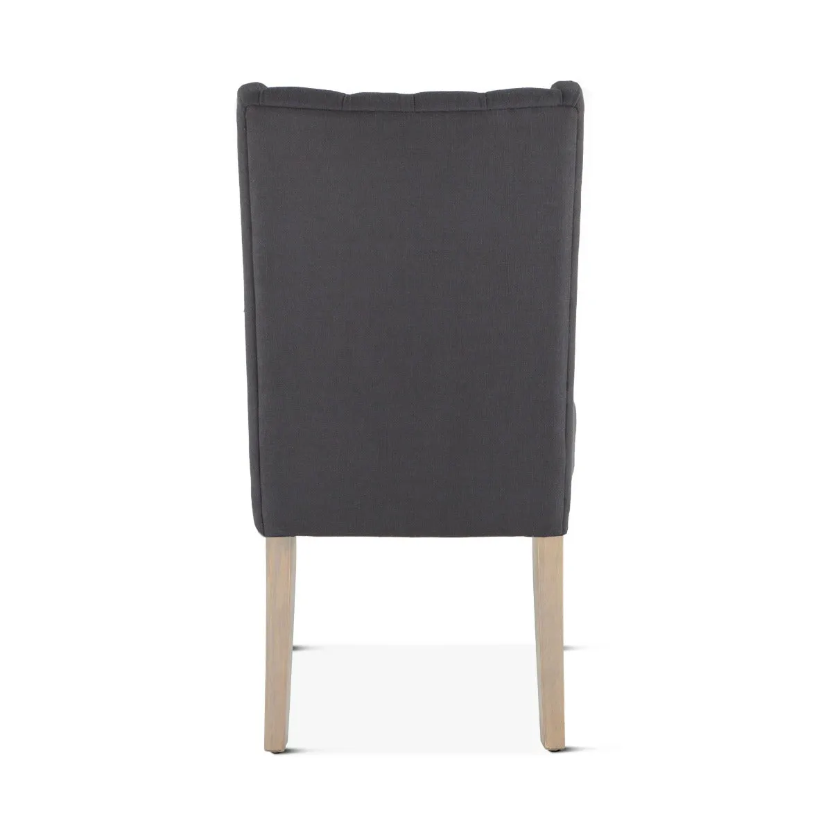 Lara Dining Chair Gray with Napoleon Legs