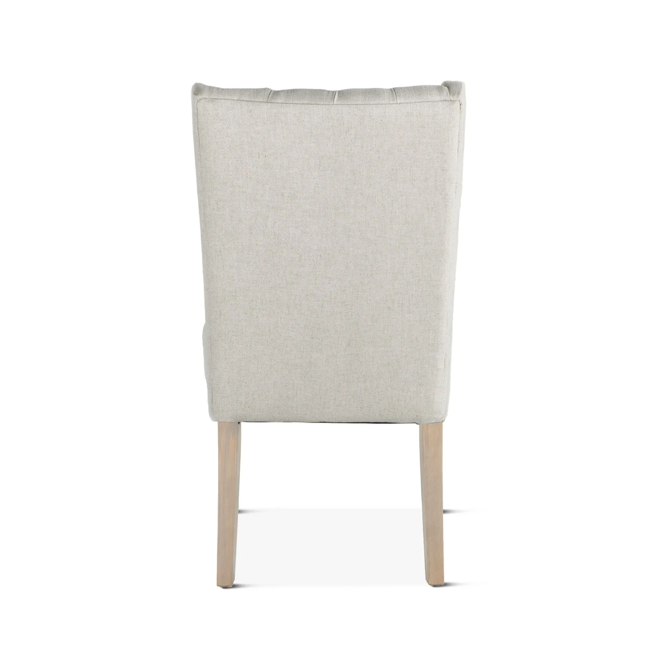 Lara Dining Chair Off-White with Napoleon Legs