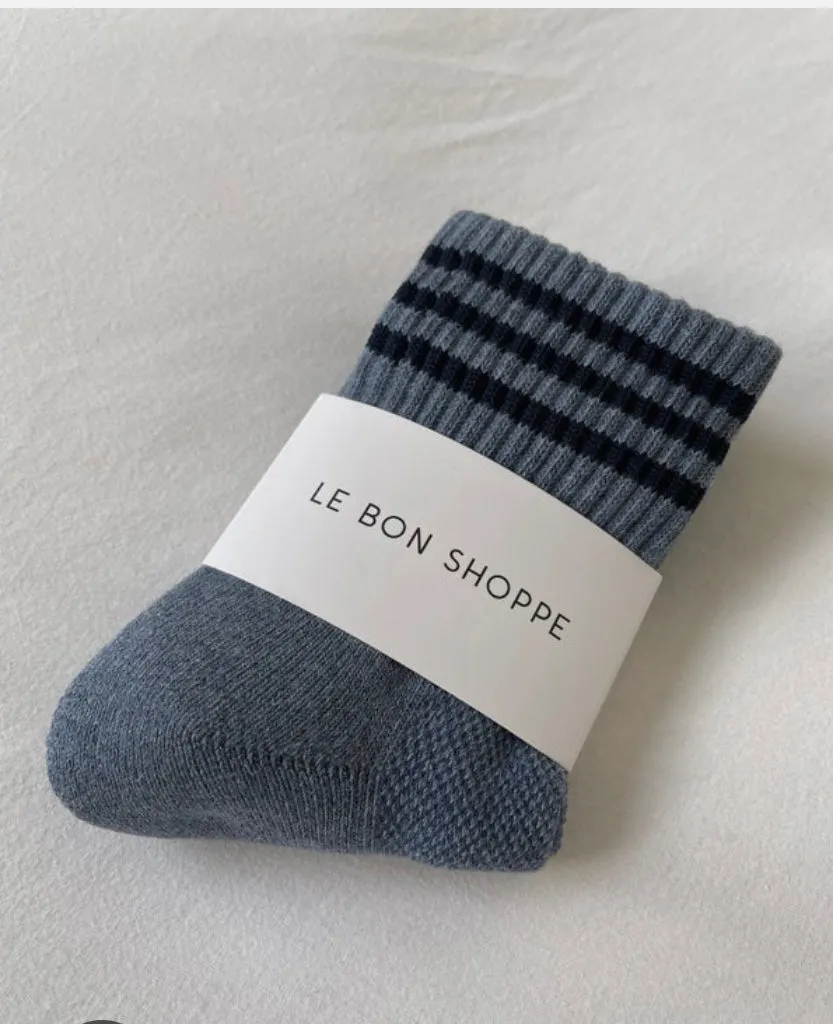 Le Bon Shoppe Girlfriend Socks-Indigo
