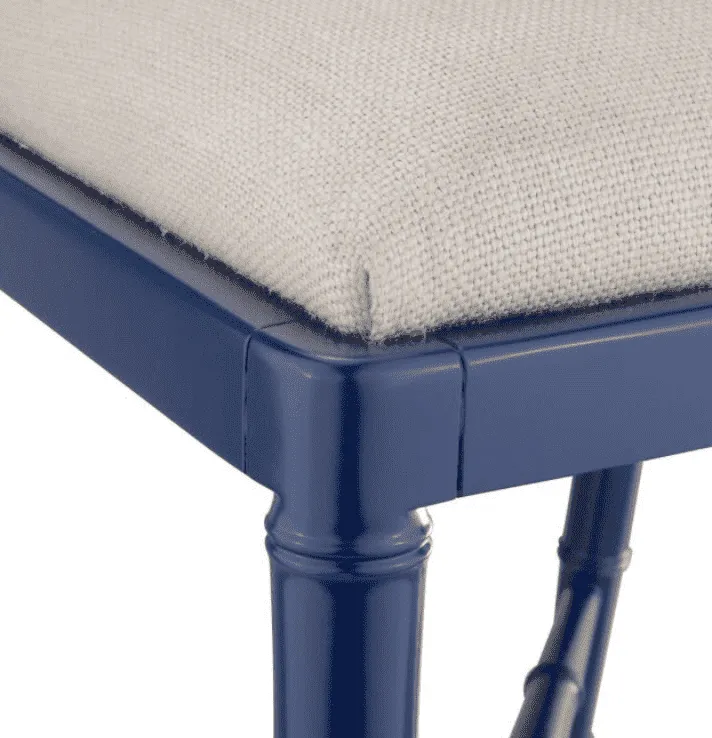 Leila Chippendale Counter Stool - Deep Sea Blue