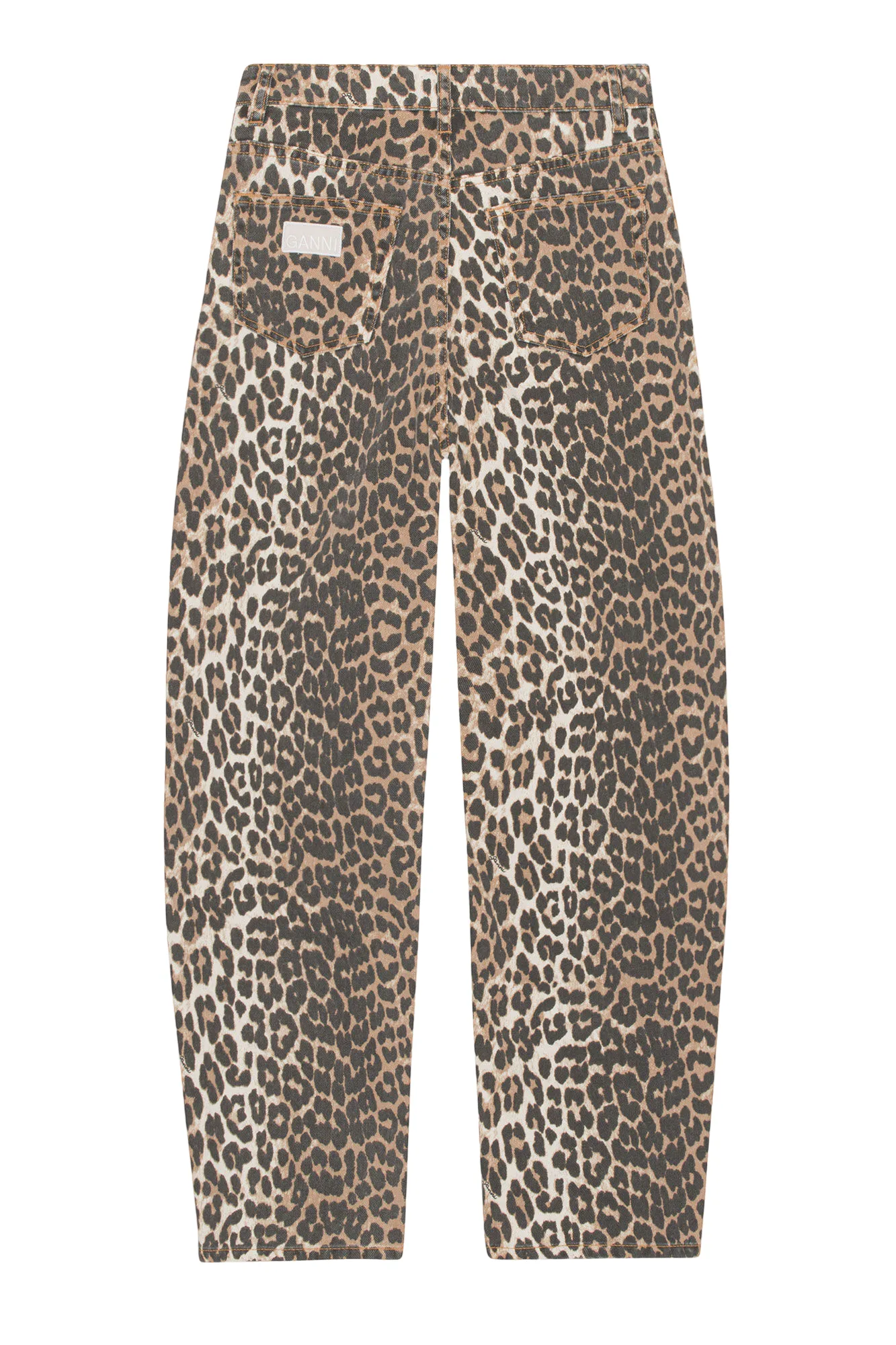 Leopard Denim Stary Jeans