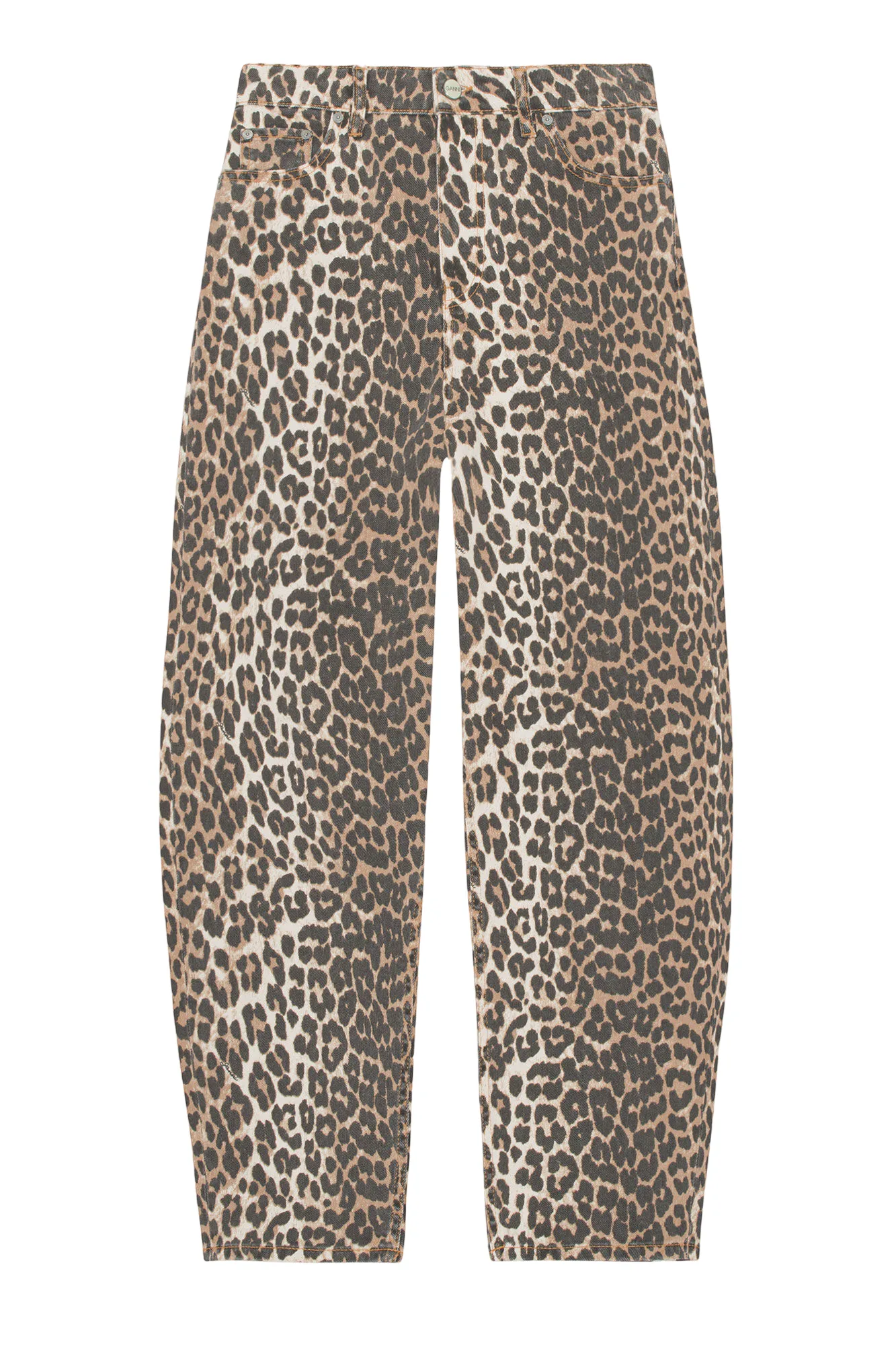 Leopard Denim Stary Jeans