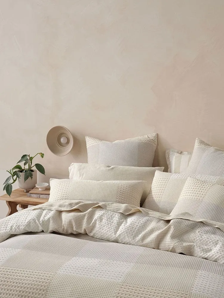 Linen House Vanilla Baleares Duvet Cover Set