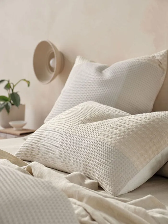 Linen House Vanilla Baleares Duvet Cover Set