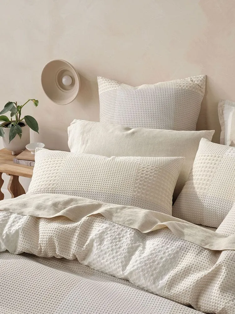 Linen House Vanilla Baleares Duvet Cover Set