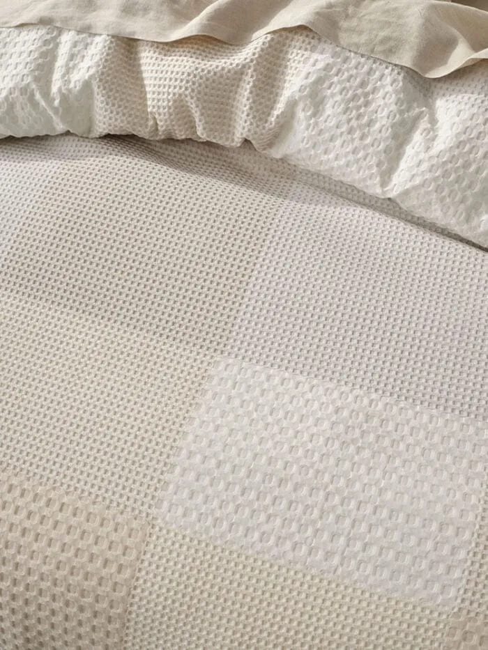 Linen House Vanilla Baleares Duvet Cover Set