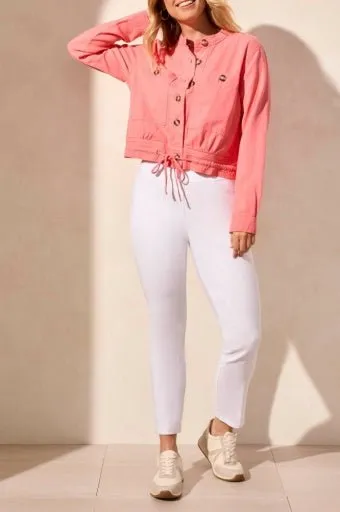 Long Sleeve Jacket with Drawcord