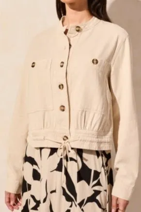Long Sleeve Jacket with Drawcord