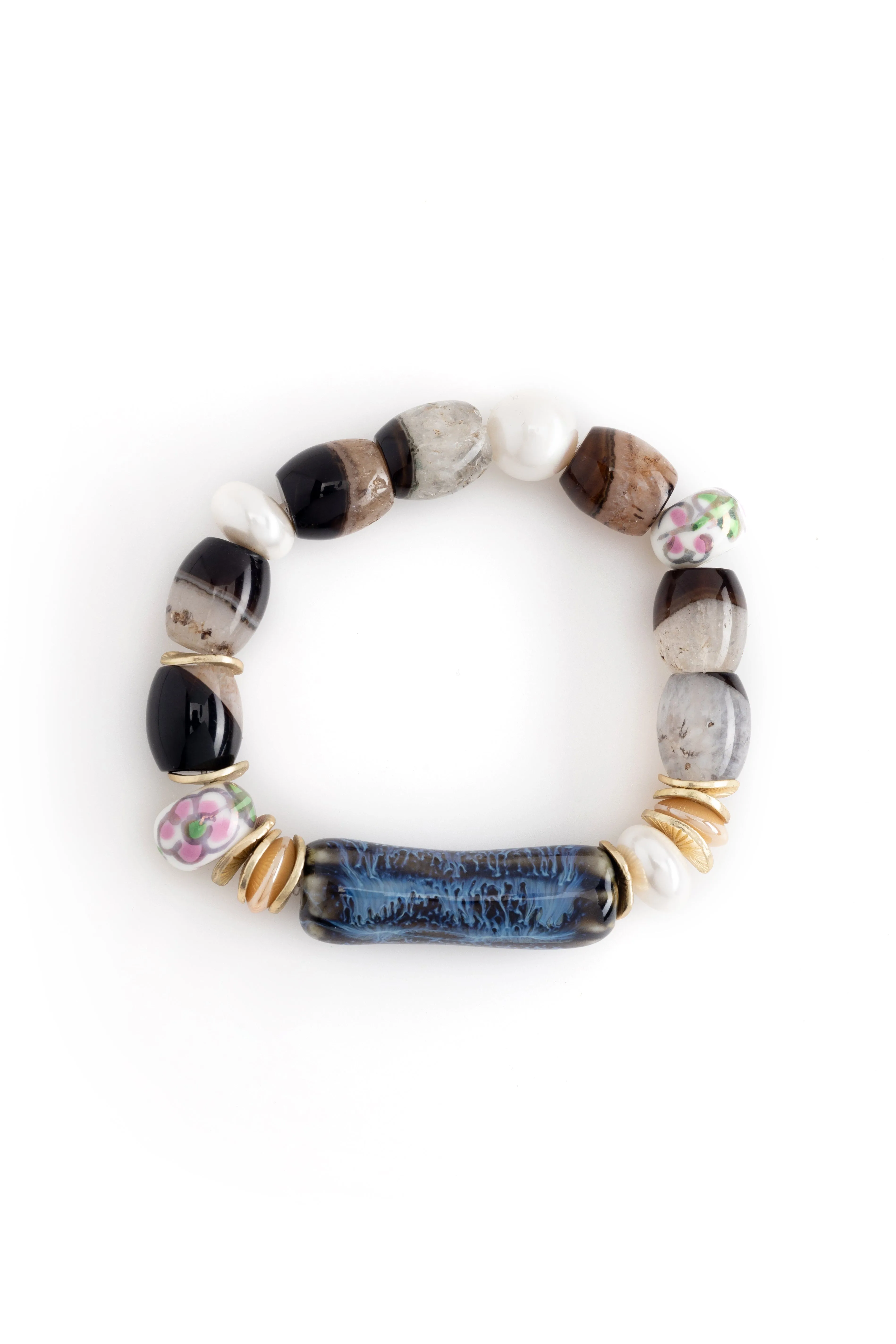 Lunakite Montana Beaded Stretchy Bracelet