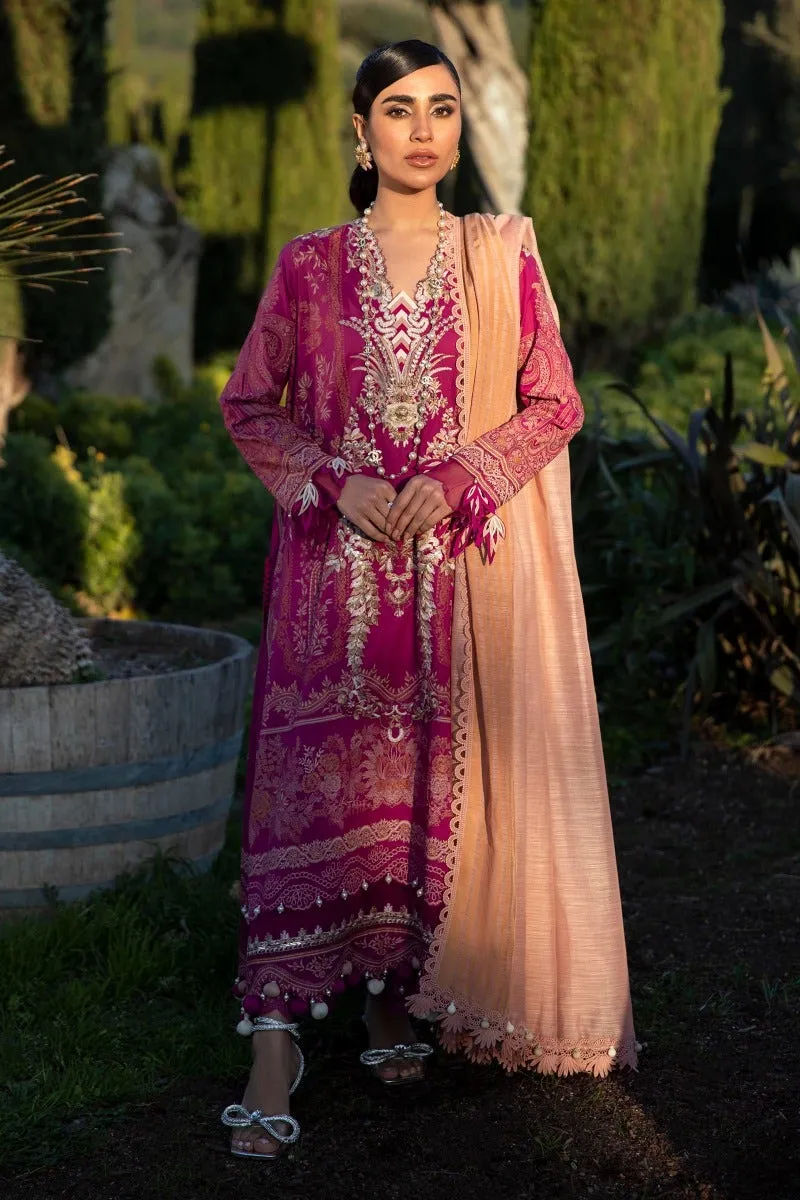 M221-005B-CU | Sana Safinaz Muzlin Spring Collection 2022 Vol 1  | Unstitched Printed Lawn Suits