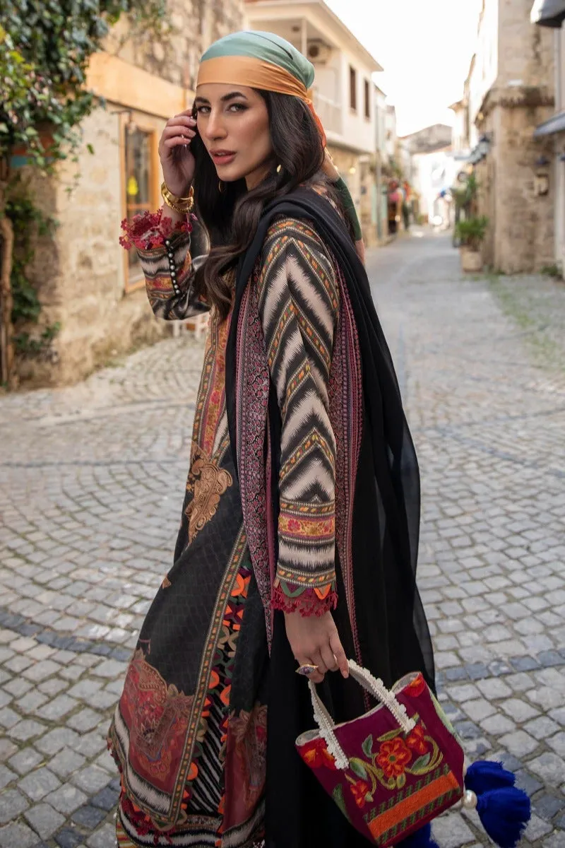 M221-014B-CI | Sana Safinaz Muzlin Spring Collection 2022 Vol 1  | Unstitched Printed Lawn Suits