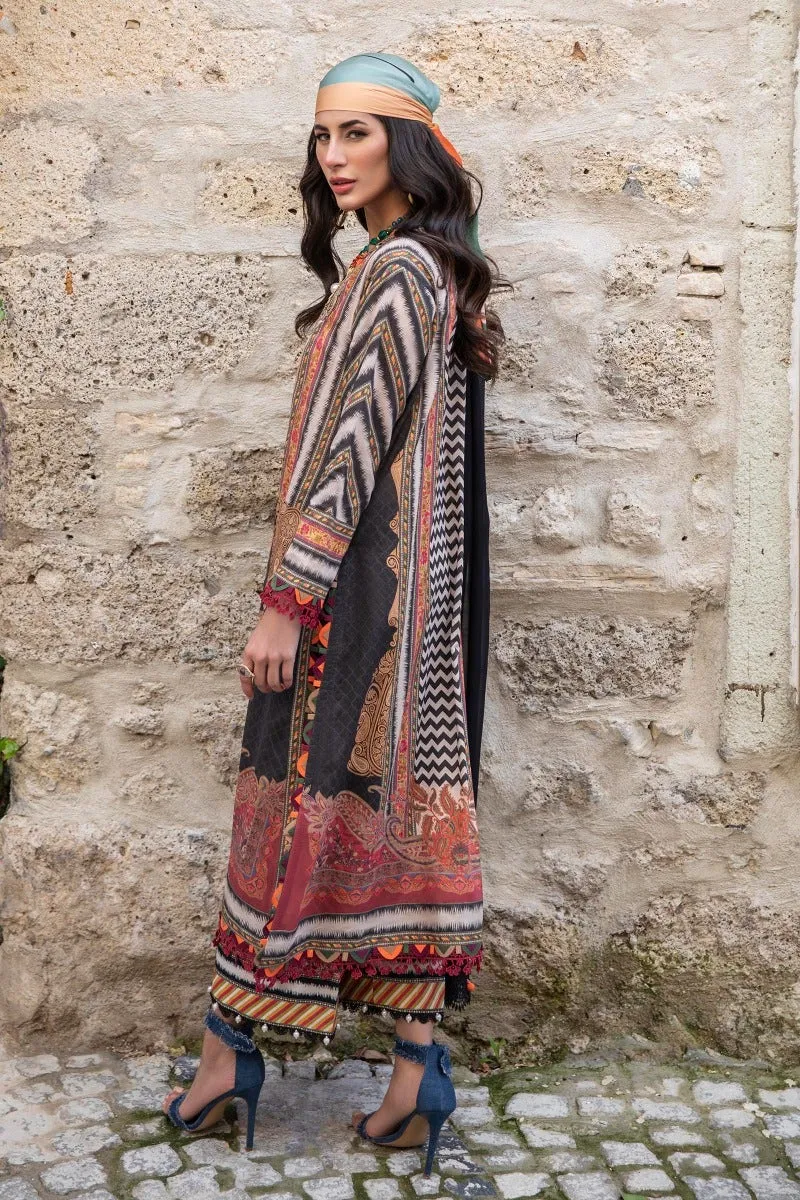 M221-014B-CI | Sana Safinaz Muzlin Spring Collection 2022 Vol 1  | Unstitched Printed Lawn Suits