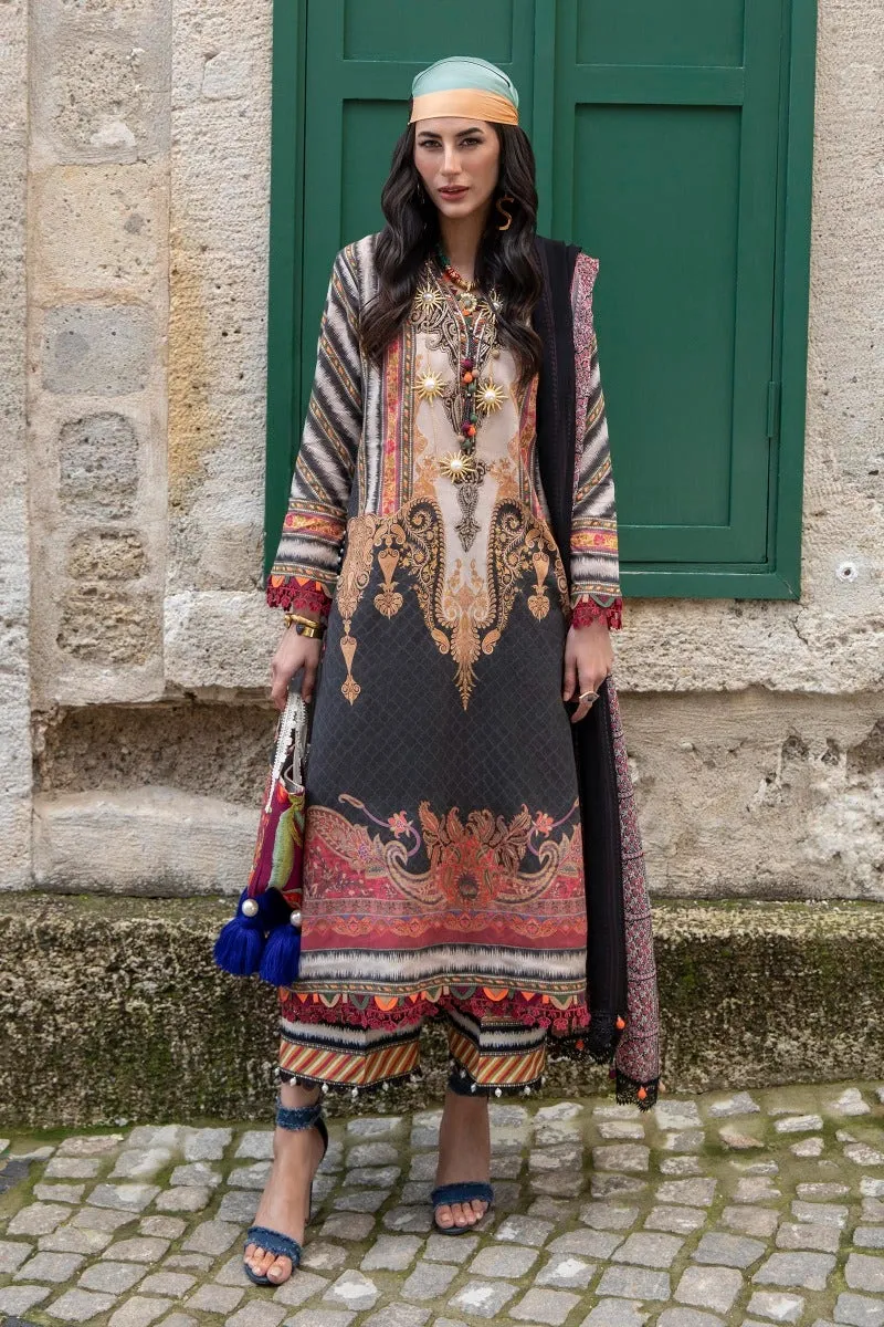 M221-014B-CI | Sana Safinaz Muzlin Spring Collection 2022 Vol 1  | Unstitched Printed Lawn Suits