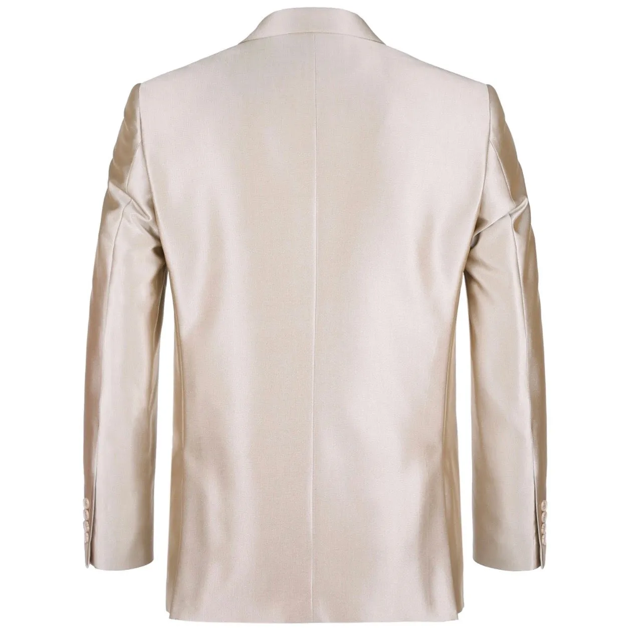 Men's Renoir Two Piece Shiny Champagne Classic Fit Suit