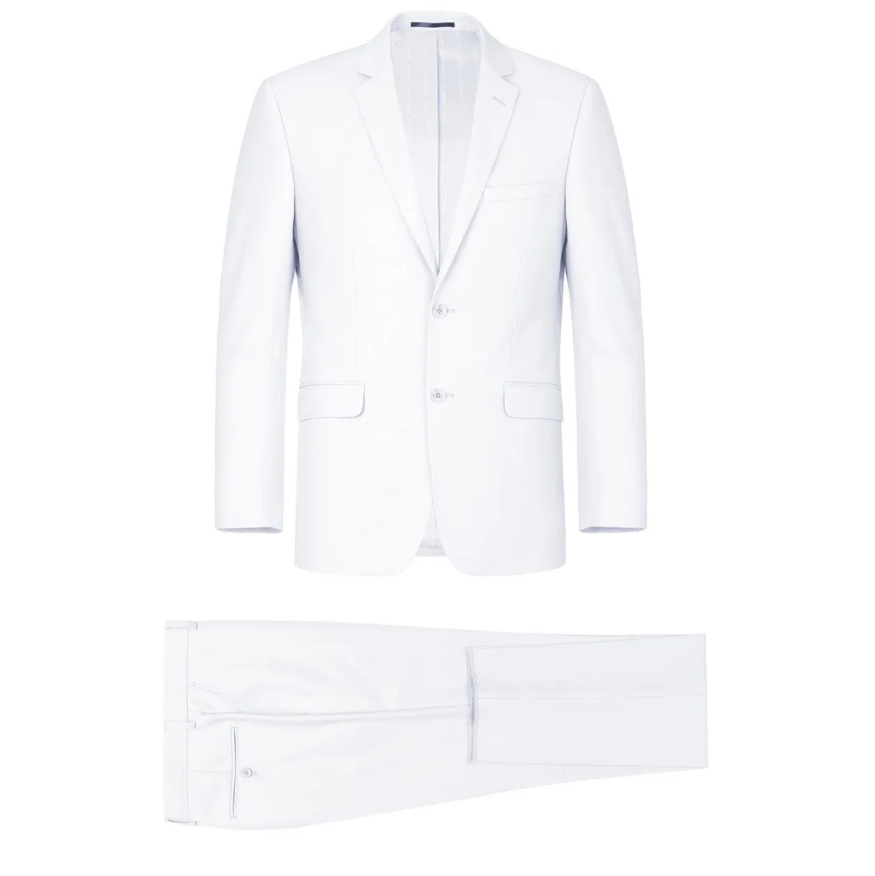 Men's Renoir Two Piece White Classic Fit Suit