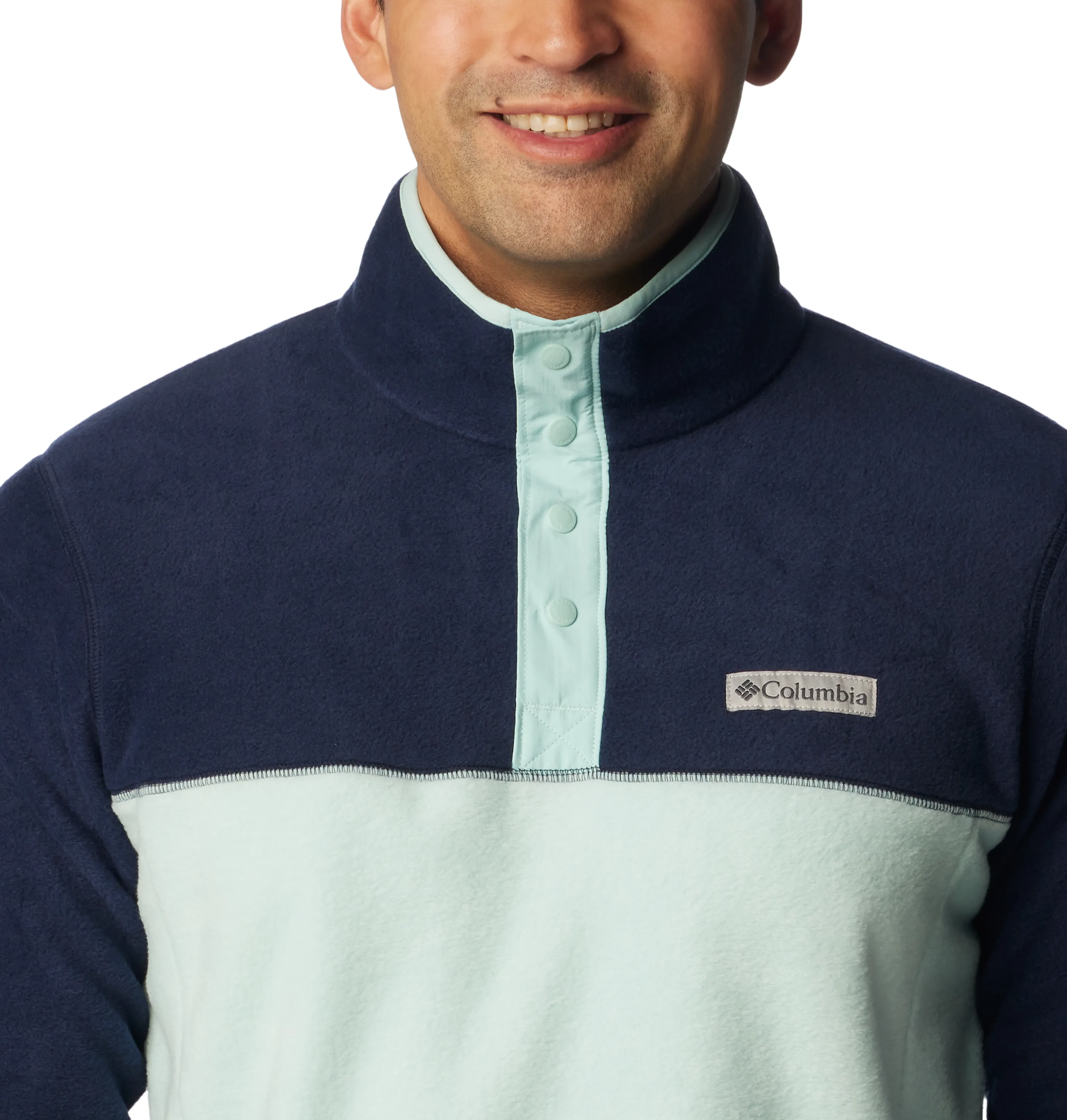 MEN'S STEENS MOUNTAIN HALF SNAP - SPRAY/COLLEGIATE