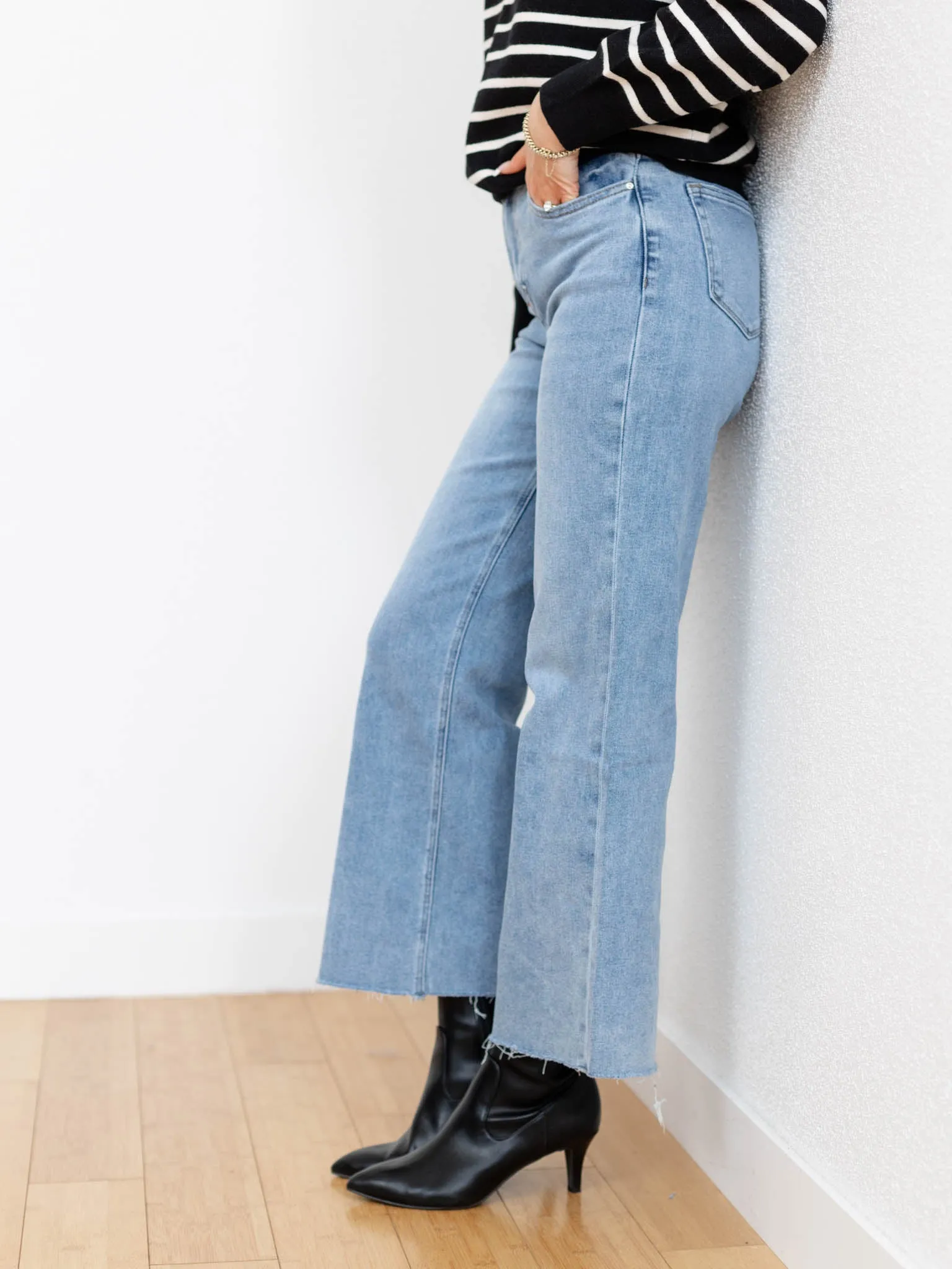 MICA Jack Blue Super High Wide Leg