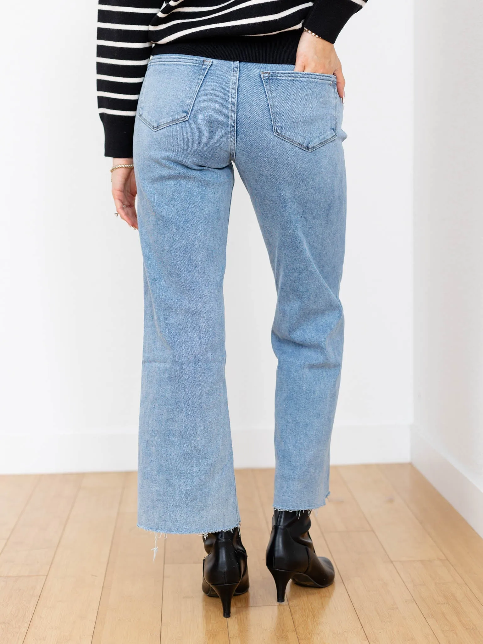 MICA Jack Blue Super High Wide Leg