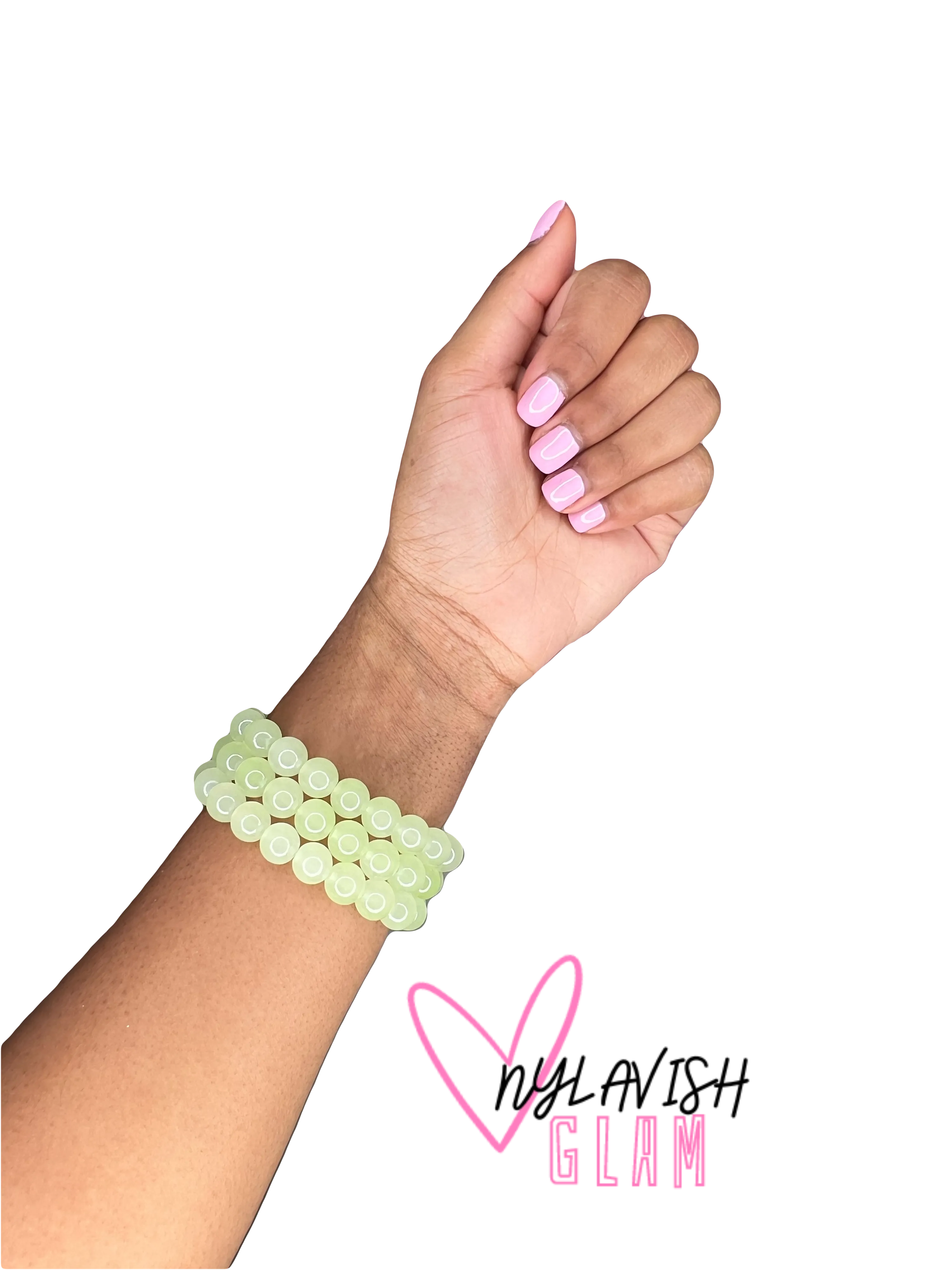 Mint Green Beaded Bracelet