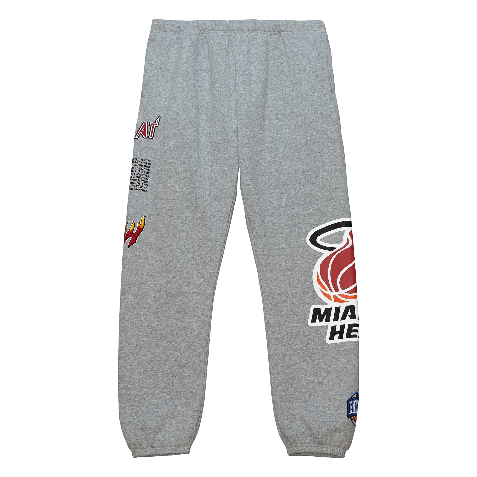 Mitchell and Ness Miami HEAT Origins Fleece Pants