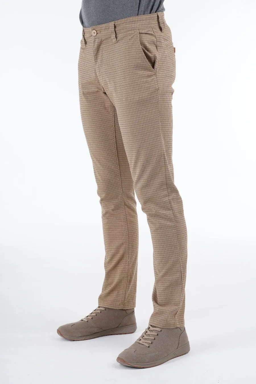 Mocha Grid Pants