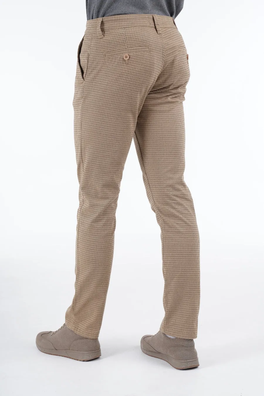 Mocha Grid Pants