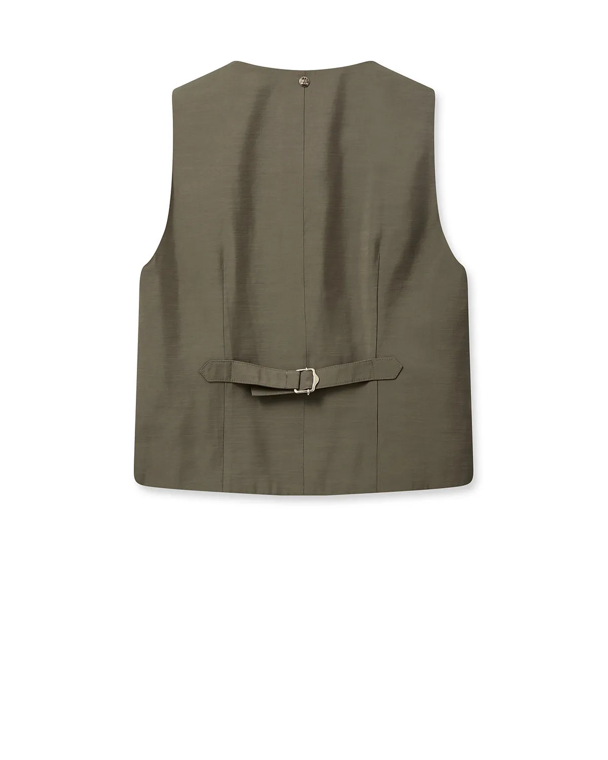 Mos Mosh Lua Eden Vest in Dusty Olive 162920