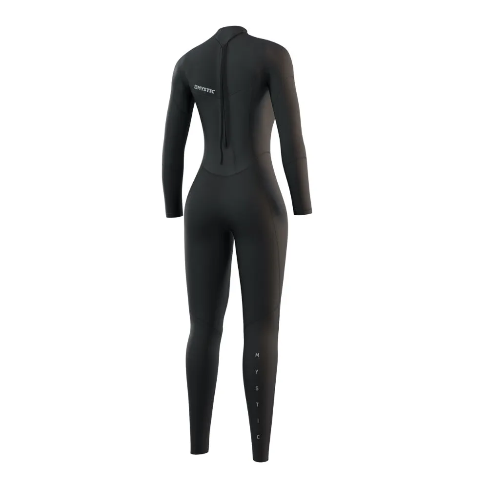 MYSTIC WMS STAR 3/2 BACK ZIP BLACK