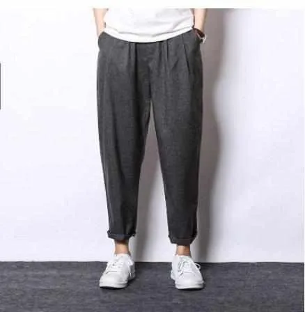 Neo Zen Casual Knitted Ankle Length Pants