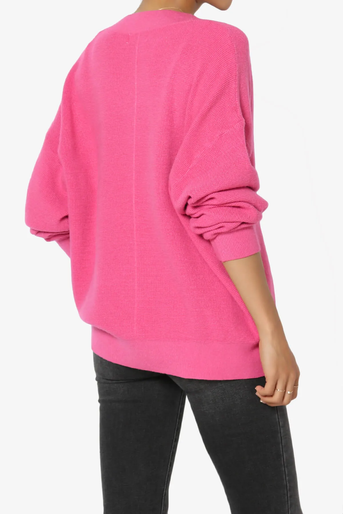 Nicky Micro Waffle Viscose Knit Cardigan
