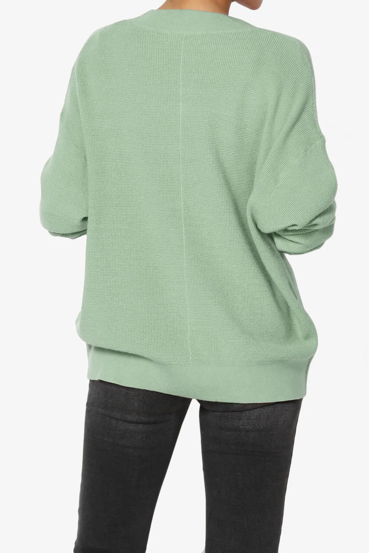 Nicky Micro Waffle Viscose Knit Cardigan