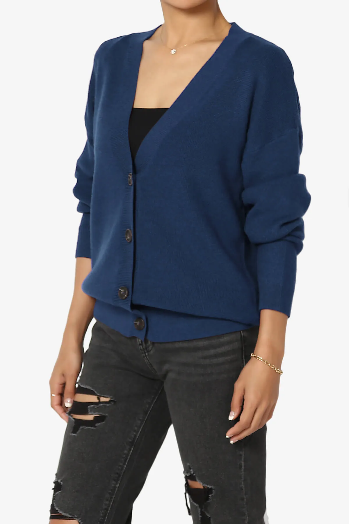 Nicky Micro Waffle Viscose Knit Cardigan