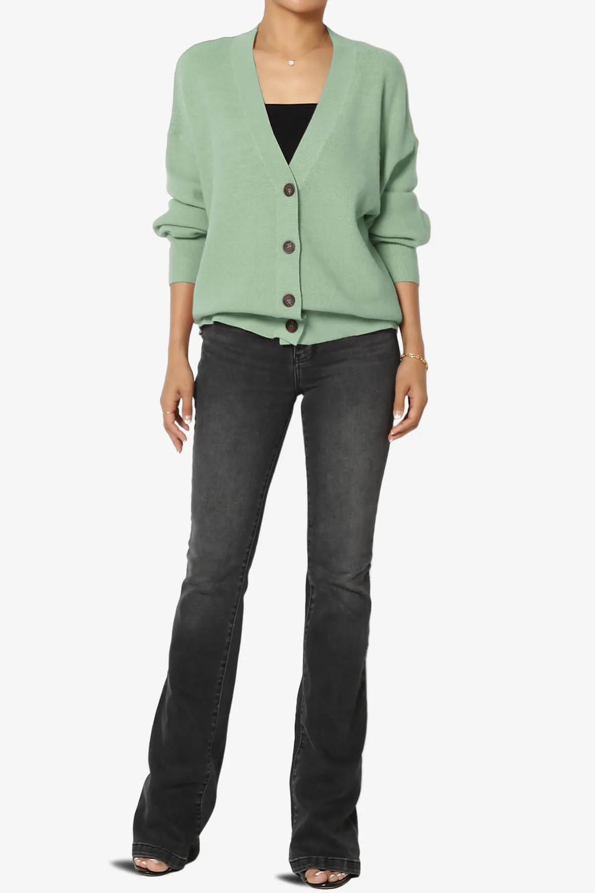 Nicky Micro Waffle Viscose Knit Cardigan
