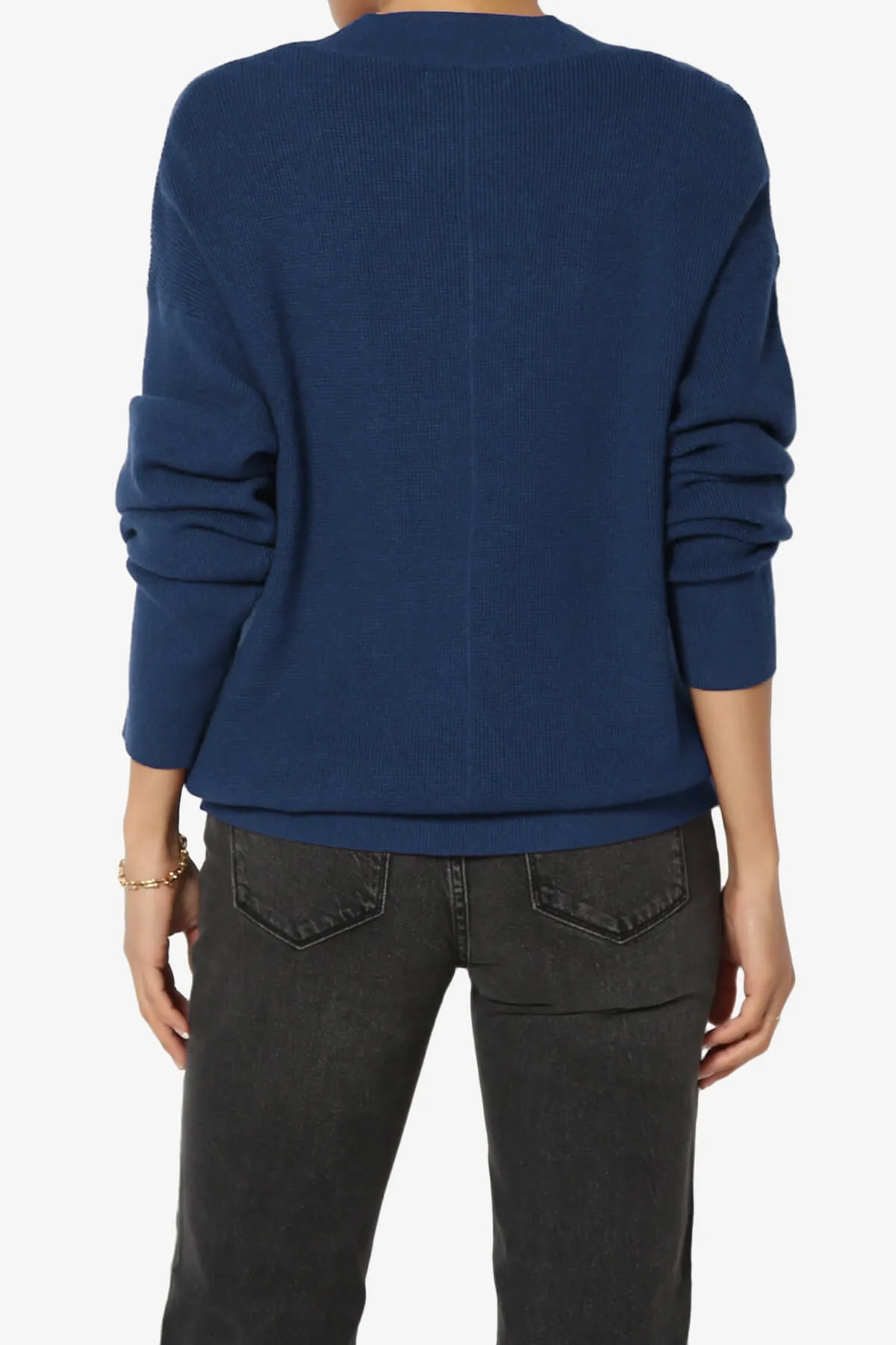 Nicky Micro Waffle Viscose Knit Cardigan