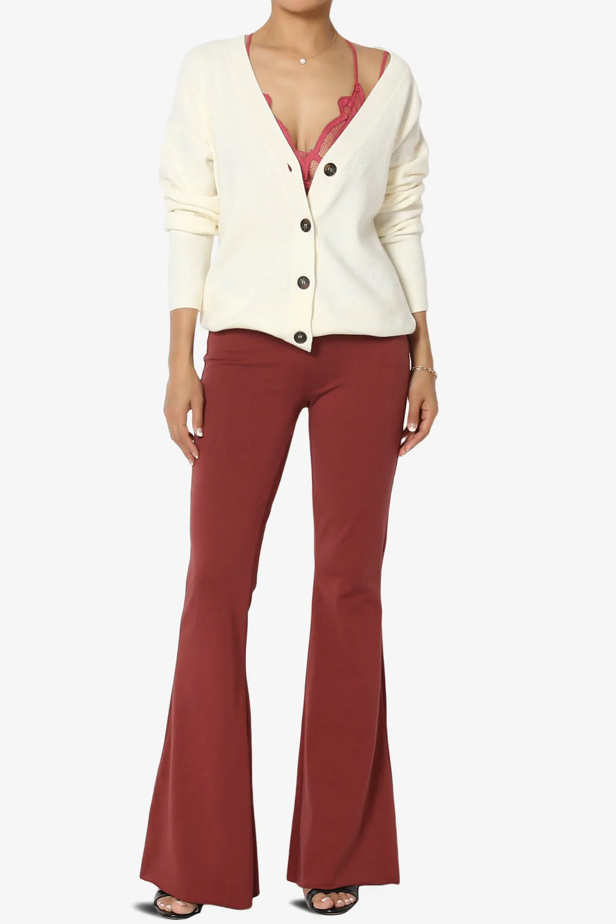 Nicky Micro Waffle Viscose Knit Cardigan